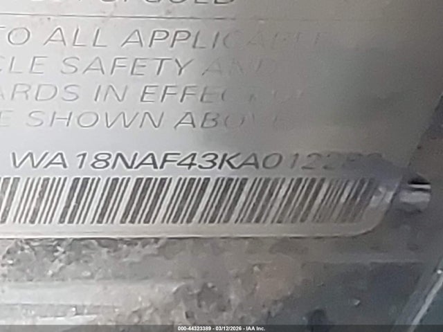 2019 AUDI A4 ALLROAD WA18NAF43KA012283 Photo 8