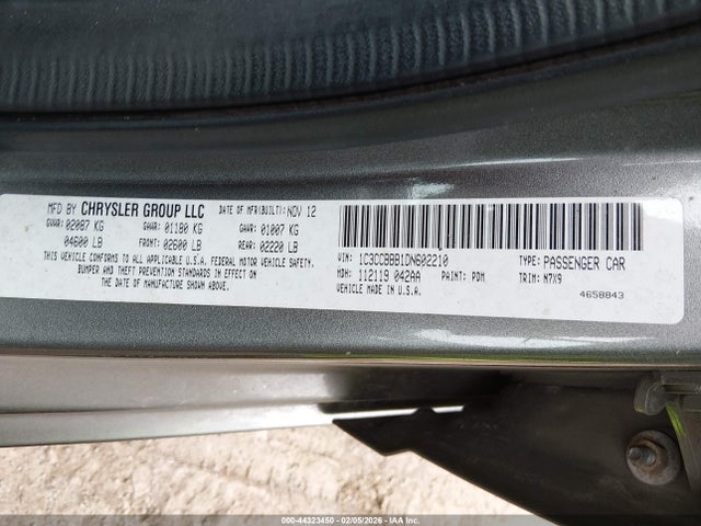 2013 CHRYSLER 200 1C3CCBBB1DN602210 Photo 8