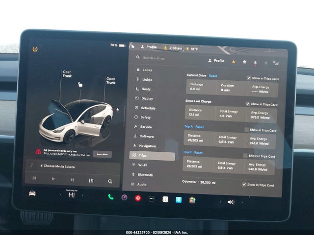 Aukcja sprzedaży 2023 Tesla Model 3 Rear-wheel Drive, vin: 5YJ3E1EA5PF568567, numer aukcji: 44323700