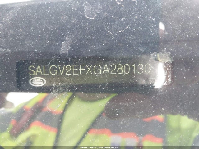 2016 LAND ROVER RANGE ROVER SALGV2EFXGA280130 Photo 8