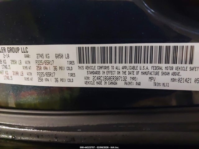 2014 CHRYSLER TOWN & COUNTRY 2C4RC1BG0ER307132 Photo 8