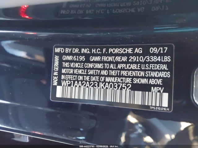 2018 PORSCHE CAYENNE WP1AA2A23JKA03752 Photo 8