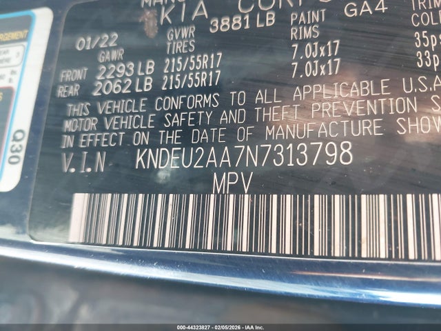 KIA SELTOS S 2022 KNDEU2AA7N7313798 Image 9