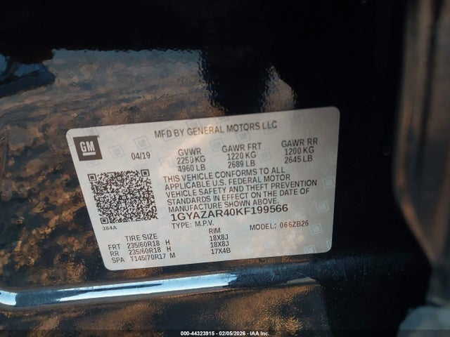 2019 CADILLAC XT4 1GYAZAR40KF199566 Photo 8