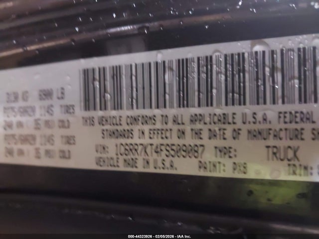 2015 RAM 1500 1C6RR7KT4FS509087 Photo 8