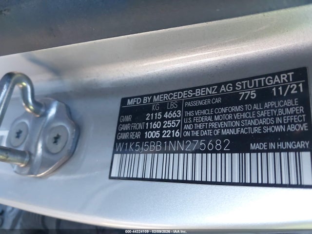 2022 MERCEDES-BENZ AMG CLA 35 W1K5J5BB1NN275682 Photo 8