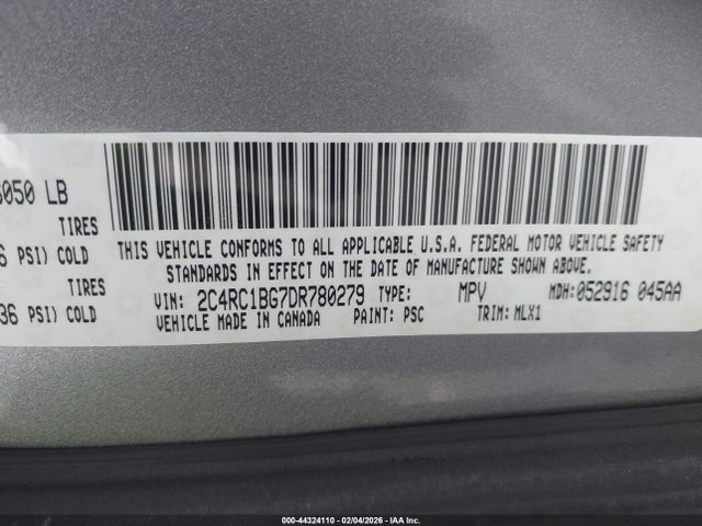 2013 CHRYSLER TOWN & COUNTRY 2C4RC1BG7DR780279 Photo 8