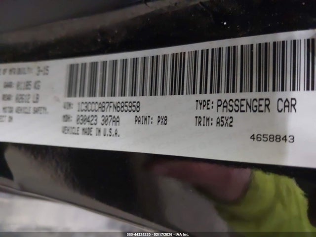 Продажа на аукционе авто 2015 Chrysler 200 Limited, vin: 1C3CCCAB7FN685958, номер лота: 44324220