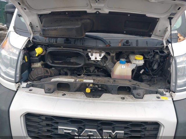 44324324 :رقم المزاد ، 3C6TRVBG6KE550038 vin ، 2019 Ram Promaster 1500 High Roof 136 Wb مزاد بيع