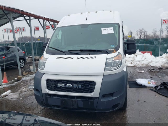 44324324 :رقم المزاد ، 3C6TRVBG6KE550038 vin ، 2019 Ram Promaster 1500 High Roof 136 Wb مزاد بيع