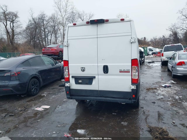 44324324 :رقم المزاد ، 3C6TRVBG6KE550038 vin ، 2019 Ram Promaster 1500 High Roof 136 Wb مزاد بيع
