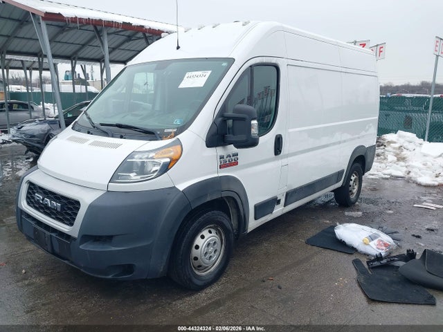 44324324 :رقم المزاد ، 3C6TRVBG6KE550038 vin ، 2019 Ram Promaster 1500 High Roof 136 Wb مزاد بيع