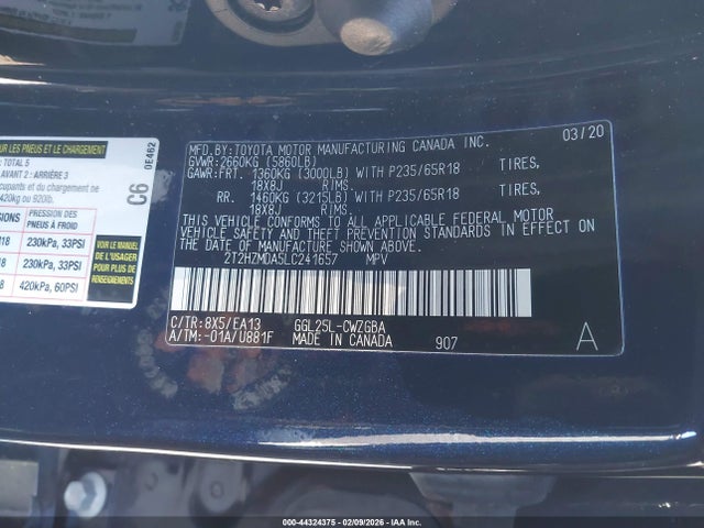 2020 LEXUS RX 350 2T2HZMDA5LC241657 Photo 8