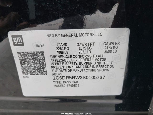 2025 CADILLAC CT5-V 1G6DR5RW2S0105737 Photo 8