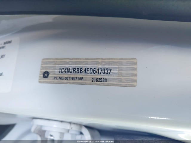1C4NJRBB4ED647037 Jeep Patriot Sport