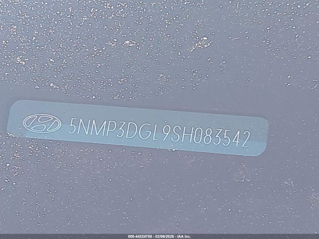 Aukcja sprzedaży 2025 Hyundai Santa Fe Xrt, vin: 5NMP3DGL9SH083542, numer aukcji: 44324758