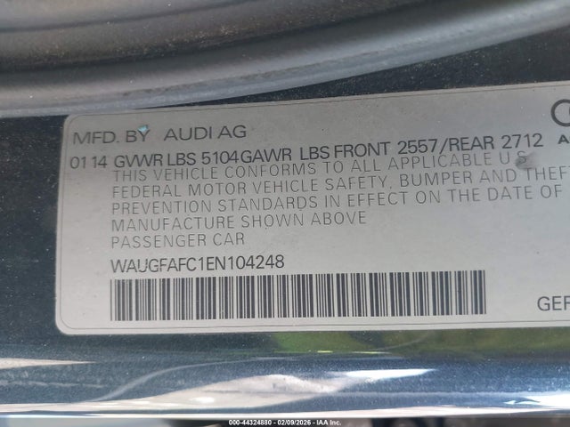 2014 AUDI A6 WAUGFAFC1EN104248 Photo 8