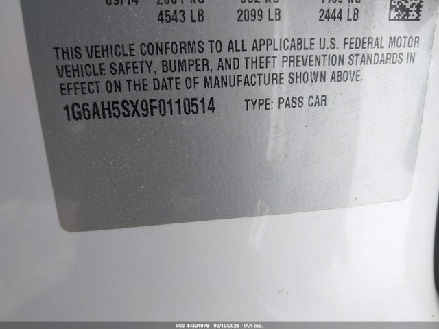 2015 CADILLAC ATS 1G6AH5SX9F0110514 Photo 8