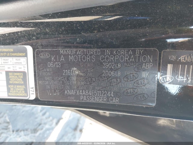 KIA FORTE EX 2014 KNAFX4A84E5112244 Image 9