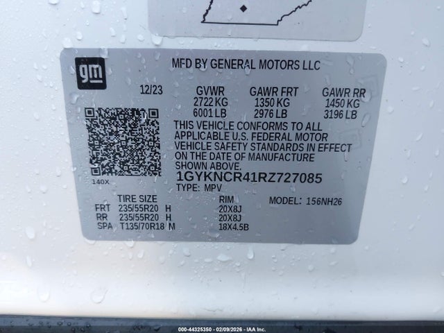 2024 CADILLAC XT5 1GYKNCR41RZ727085 Photo 8