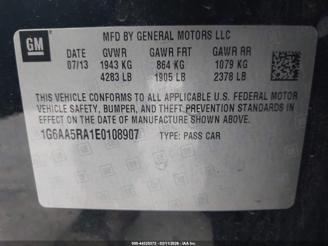 2014 CADILLAC ATS 1G6AA5RA1E0108907 Photo 8