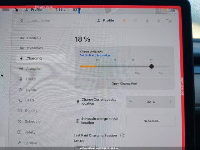 5YJYGDED4MF123194 Tesla Model Y Standard Range Rear-wheel Drive