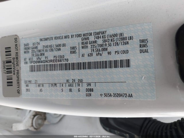Ford F-450 Chassis Xl 2024 1FD0W4GN3REE66170 Image 9