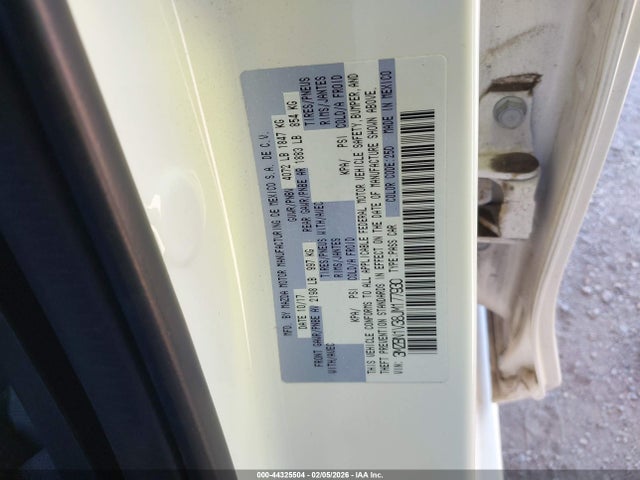Aukcja sprzedaży 2018 Mazda Mazda3 Touring, vin: 3MZBN1V38JM177930, numer aukcji: 44325504