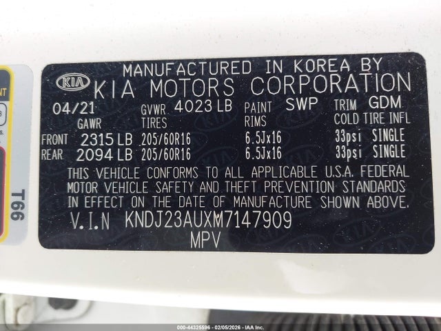 KIA SOUL LX 2021 KNDJ23AUXM7147909 Image 9