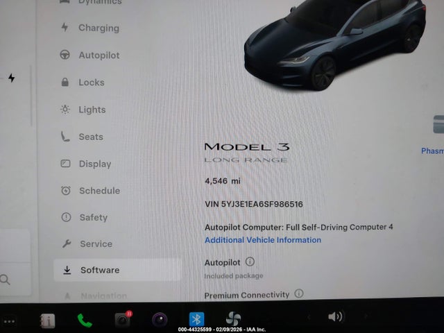 2025 TESLA MODEL 3 5YJ3E1EA6SF986516 Photo 6
