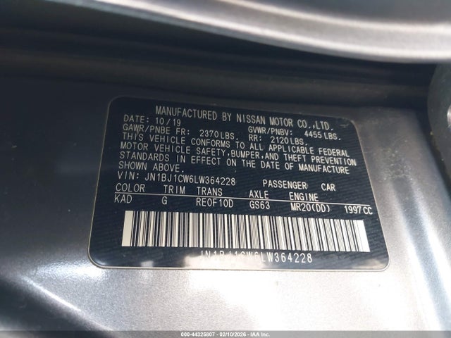 2020 NISSAN ROGUE SPORT JN1BJ1CW6LW364228 Photo 8