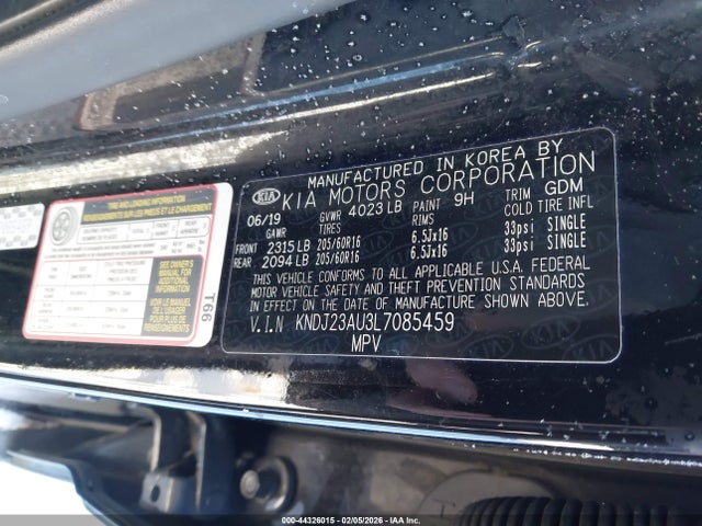 KNDJ23AU3L7085459 KIA SOUL LX