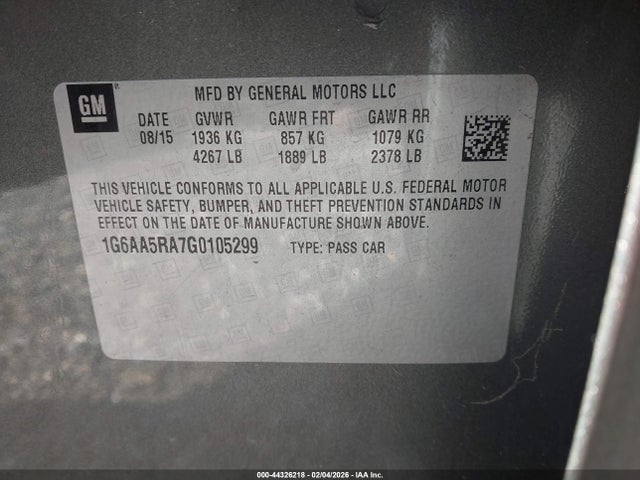 2016 CADILLAC ATS 1G6AA5RA7G0105299 Photo 8