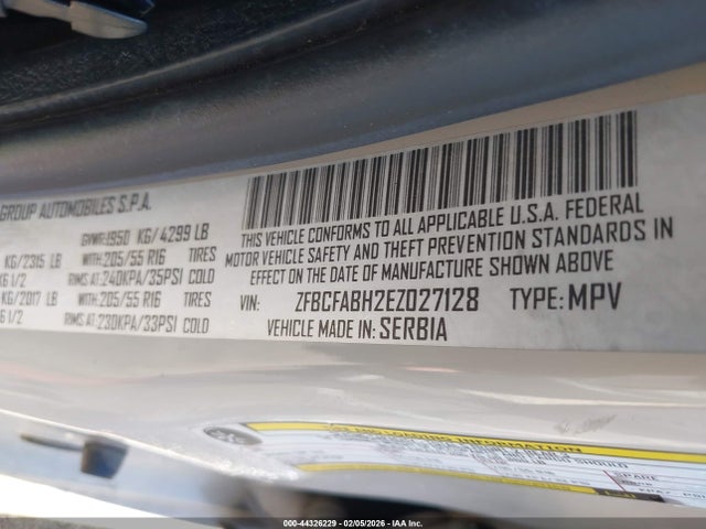 2014 FIAT 500L ZFBCFABH2EZ027128 Photo 8