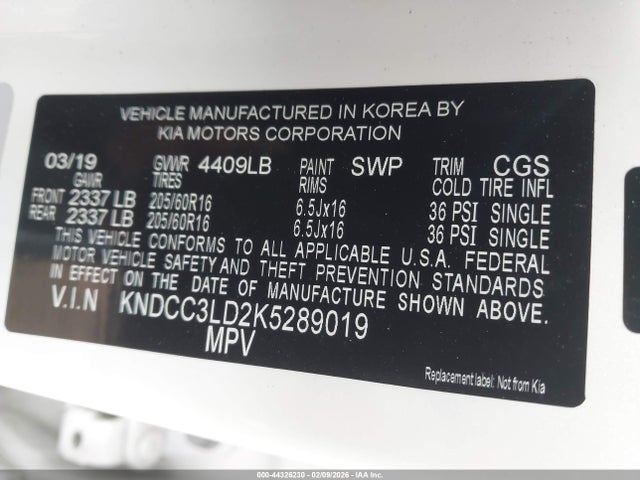 2019 KIA NIRO PLUG-IN HYBRID KNDCC3LD2K5289019 Photo 8