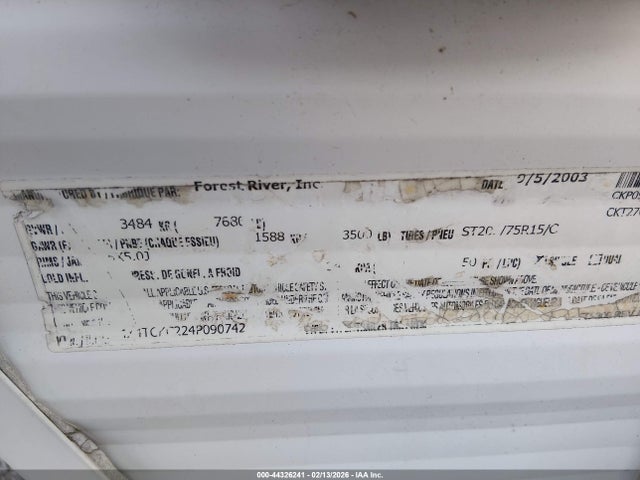 44326241 :رقم المزاد ، 4X4TCKC224P090742 vin ، 2016 Cherokee Other مزاد بيع