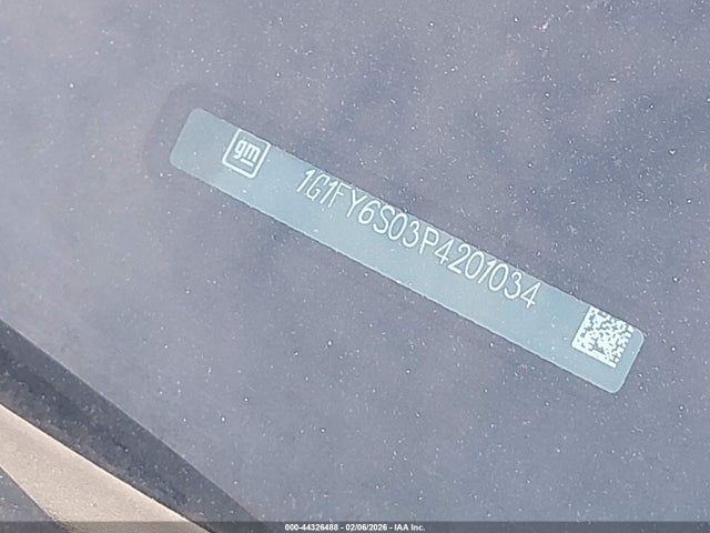 1G1FY6S03P4201034 Chevrolet Bolt Euv Fwd Lt