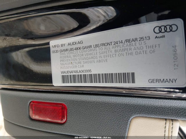 2020 AUDI A4 WAUENAF48LA063995 Photo 8