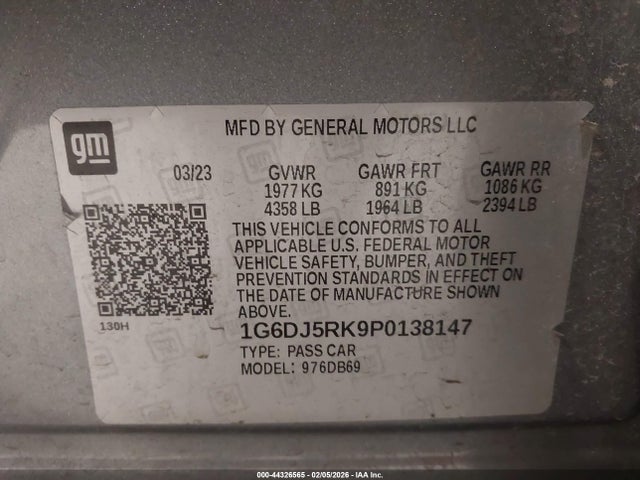 2023 CADILLAC CT4 1G6DJ5RK9P0138147 Photo 8