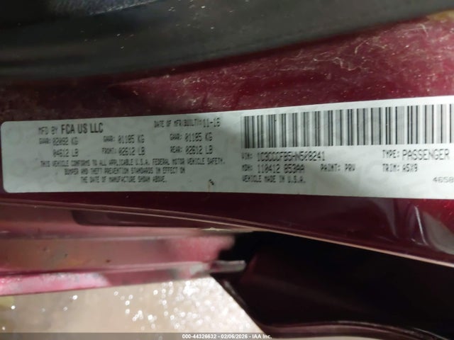 Продаж на аукціоні авто 2017 Chrysler 200 Touring, vin: 1C3CCCFB5HN508241, номер лоту: 44326632