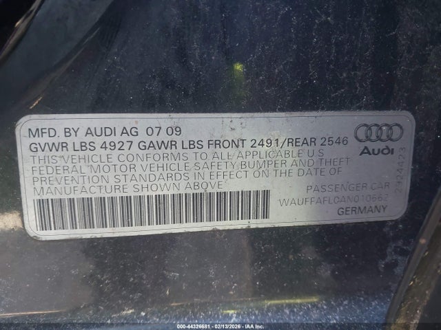 2010 AUDI A4 WAUFFAFL0AN010562 Photo 8