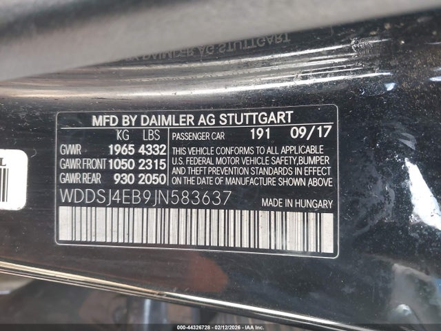 2018 MERCEDES-BENZ CLA 250 WDDSJ4EB9JN583637 Photo 8