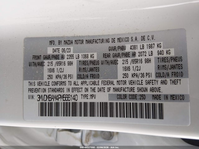 Mazda Cx-30 2.5 S 2023 3MVDMBAM4PM566140 Image 9