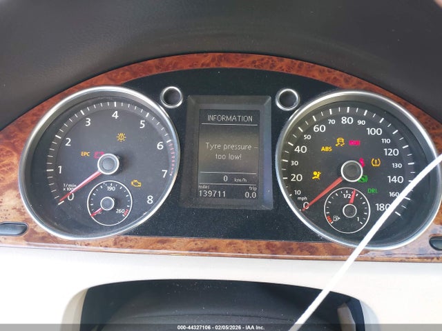 Продаж на аукціоні авто 2011 Volkswagen Cc Lux Limited, vin: WVWHP7AN5BE730347, номер лоту: 44327106