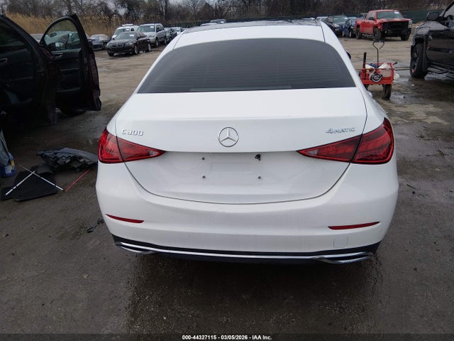 2022 Mercedes-benz C 300 4matic მანქანა იყიდება აუქციონზე, vin: W1KAF4HB5NR034010, აუქციონის ნომერი: 44327115