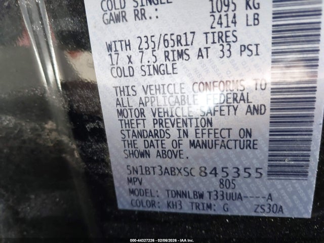 2025 NISSAN ROGUE 5N1BT3ABXSC845355 Photo 8