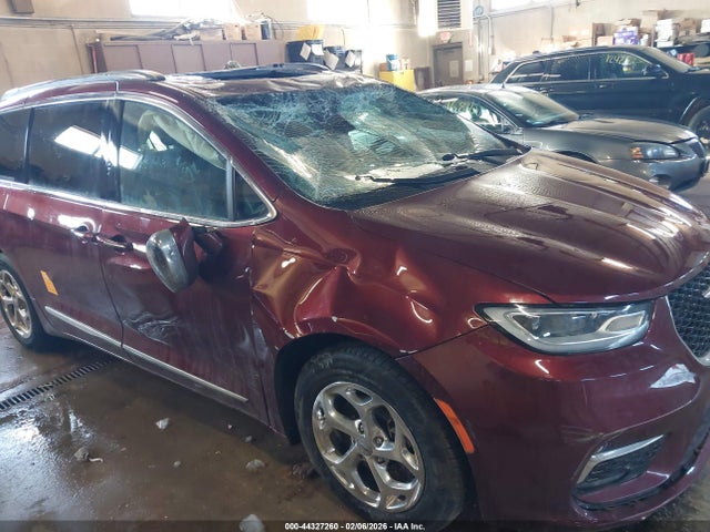 2021 Chrysler Pacifica Hybrid Limited მანქანა იყიდება აუქციონზე, vin: 2C4RC1S72MR517617, აუქციონის ნომერი: 44327260