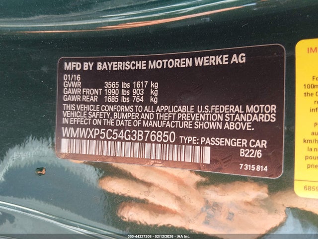 2016 MINI HARDTOP WMWXP5C54G3B76850 Photo 8