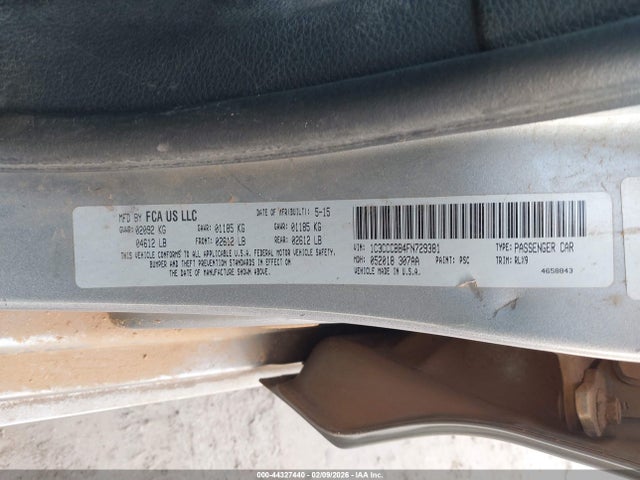 Aukcja sprzedaży 2015 Chrysler 200 S, vin: 1C3CCCBB4FN729381, numer aukcji: 44327440