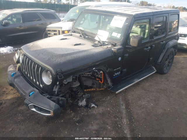 2023 Jeep Wrangler 4xe Sahara 4x4 მანქანა იყიდება აუქციონზე, vin: 1C4JJXP66PW696147, აუქციონის ნომერი: 44327567